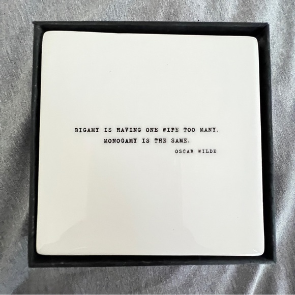 Restoration Hardware Oscar Wilde Coasters - Picture 6 of 9